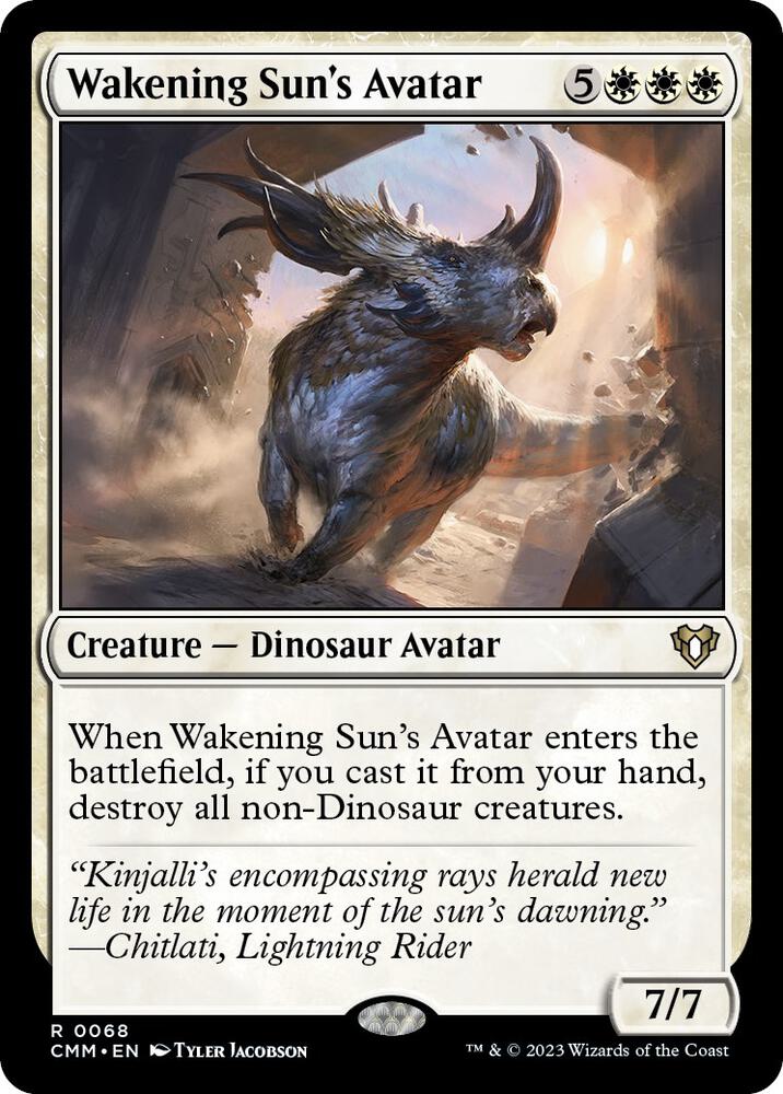 Wakening Sun's Avatar (68) [Commander Masters]