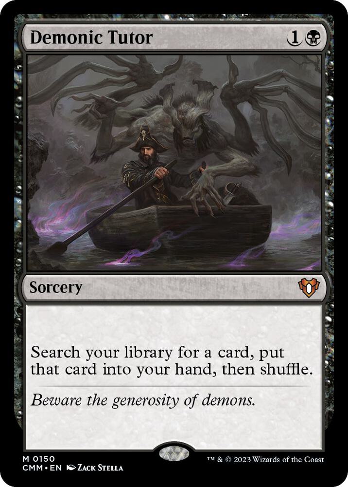 Demonic Tutor (150) [Commander Masters]