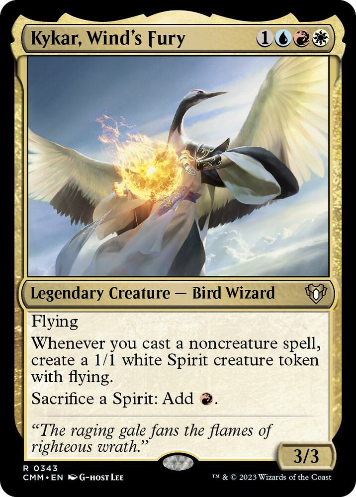 Kykar, Wind's Fury (343) [Commander Masters]