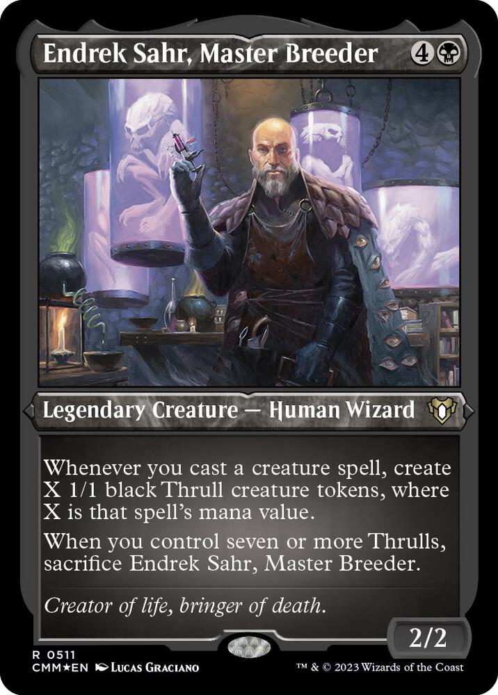 Endrek Sahr, Master Breeder (Foil Etched) (511) [Commander Masters]