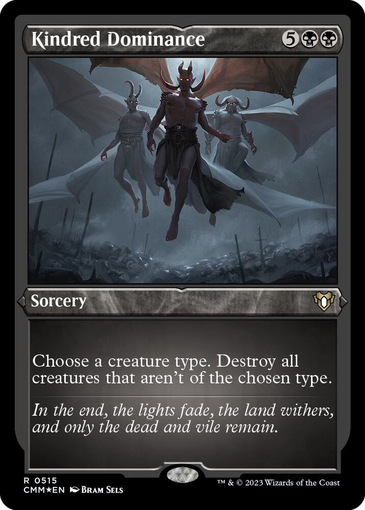 Kindred Dominance (Foil Etched) (515) [Commander Masters]