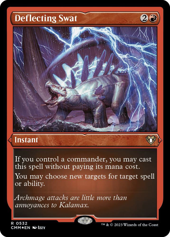 Deflecting Swat (Foil Etched) (532) [Commander Masters]