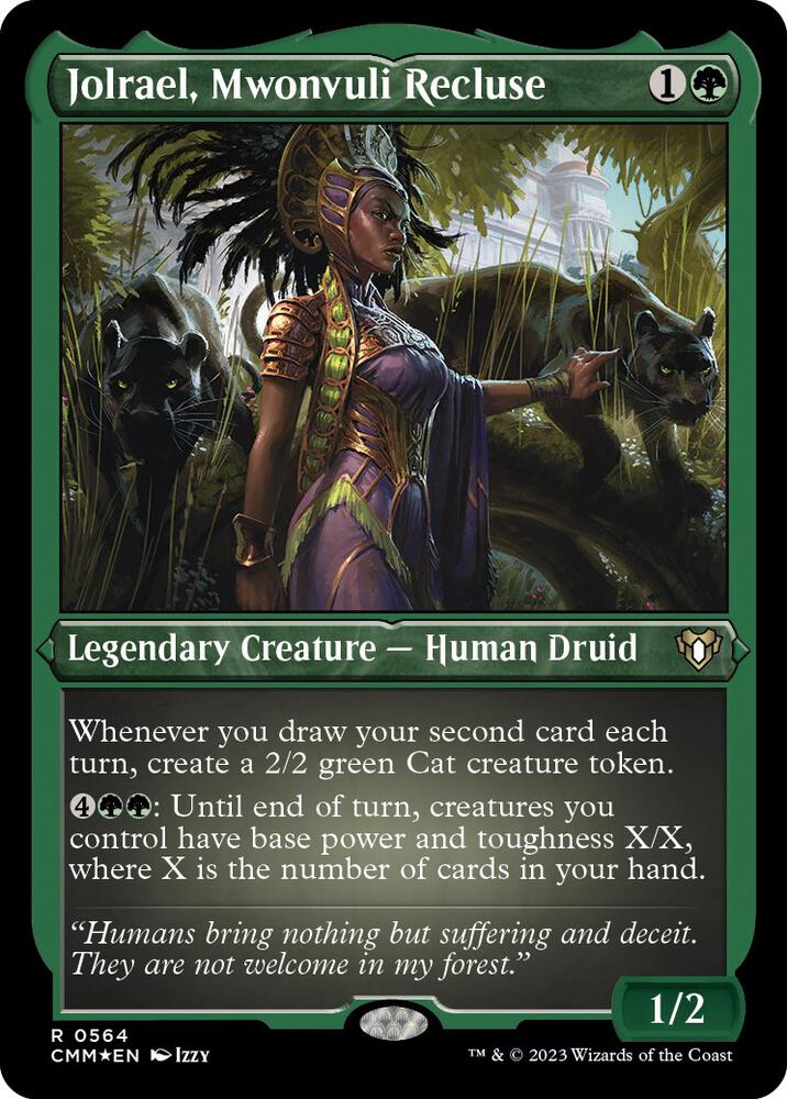 Jolrael, Mwonvuli Recluse (Foil Etched) (564) [Commander Masters]