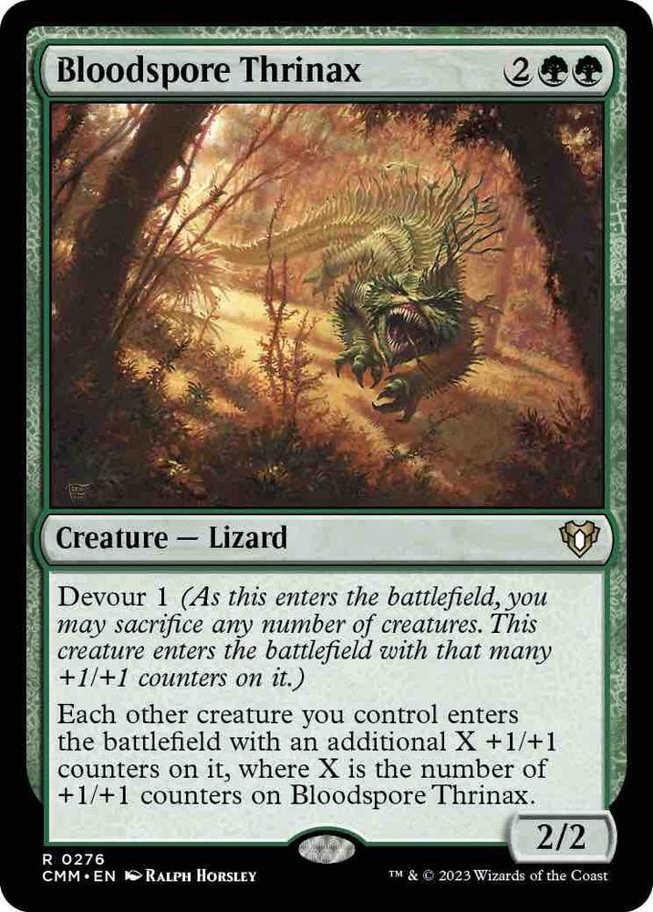 Bloodspore Thrinax (276) [Commander Masters]
