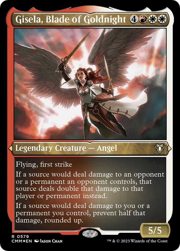 Gisela, Blade of Goldnight (Foil Etched) (579) [Commander Masters]