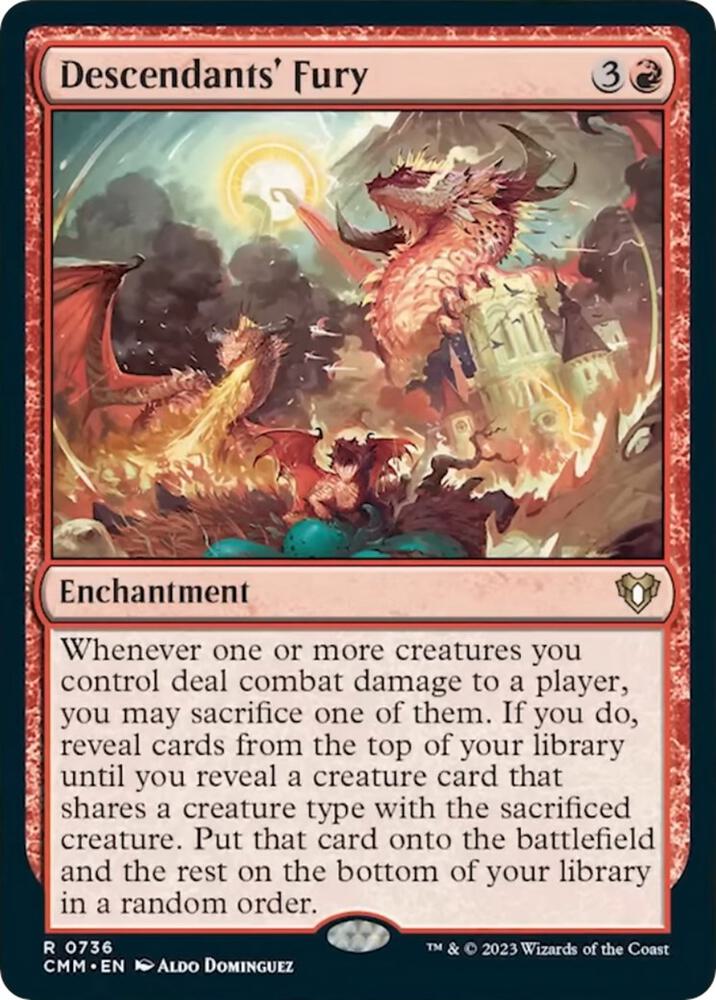 Descendants' Fury (736) [Commander Masters]