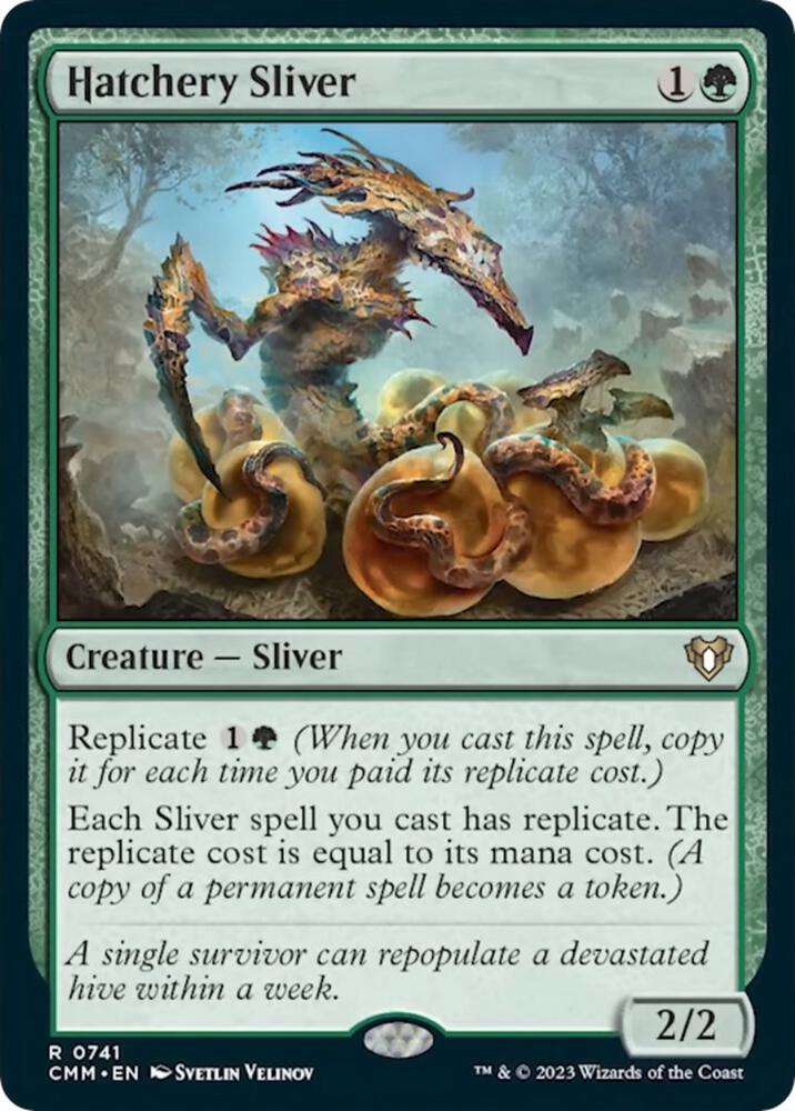 Hatchery Sliver (741) [Commander Masters]