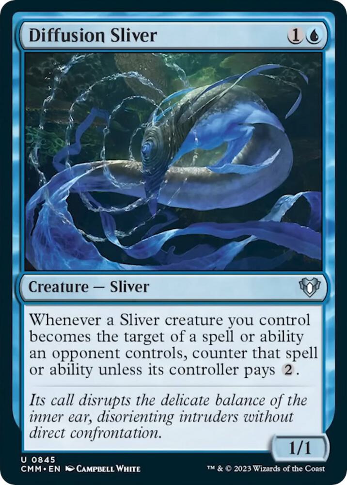 Diffusion Sliver (845) [Commander Masters]