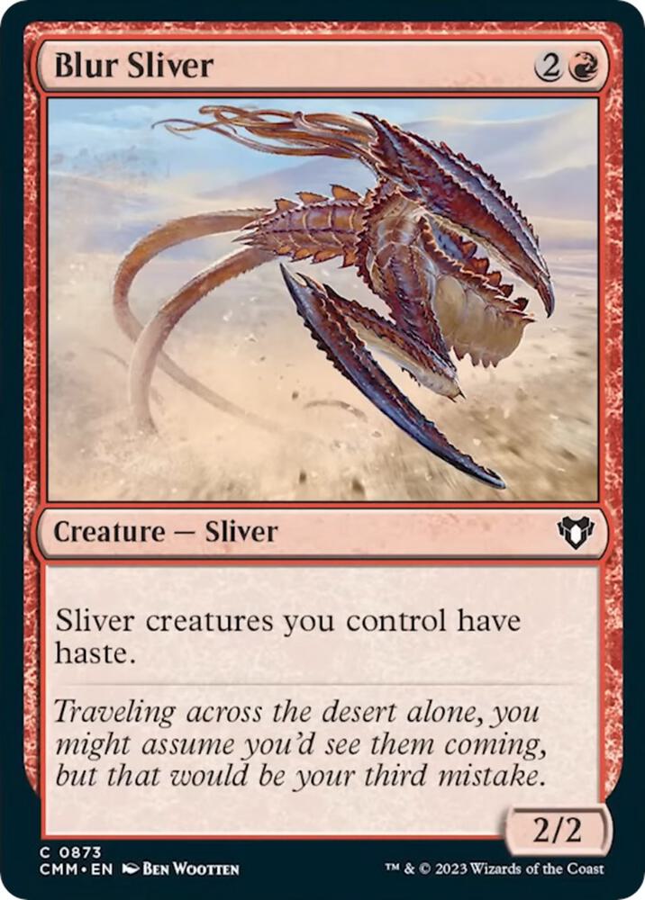 Blur Sliver (873) [Commander Masters]