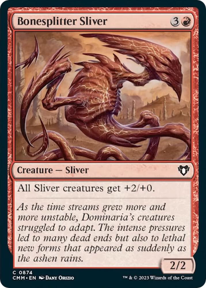 Bonesplitter Sliver (874) [Commander Masters]