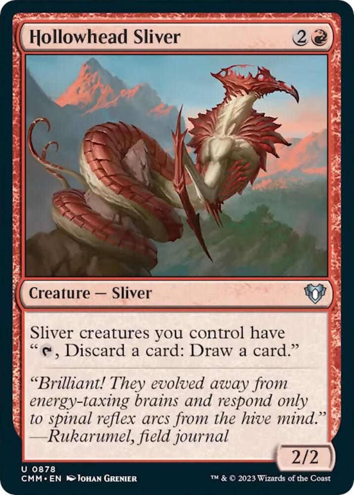 Hollowhead Sliver (878) [Commander Masters]