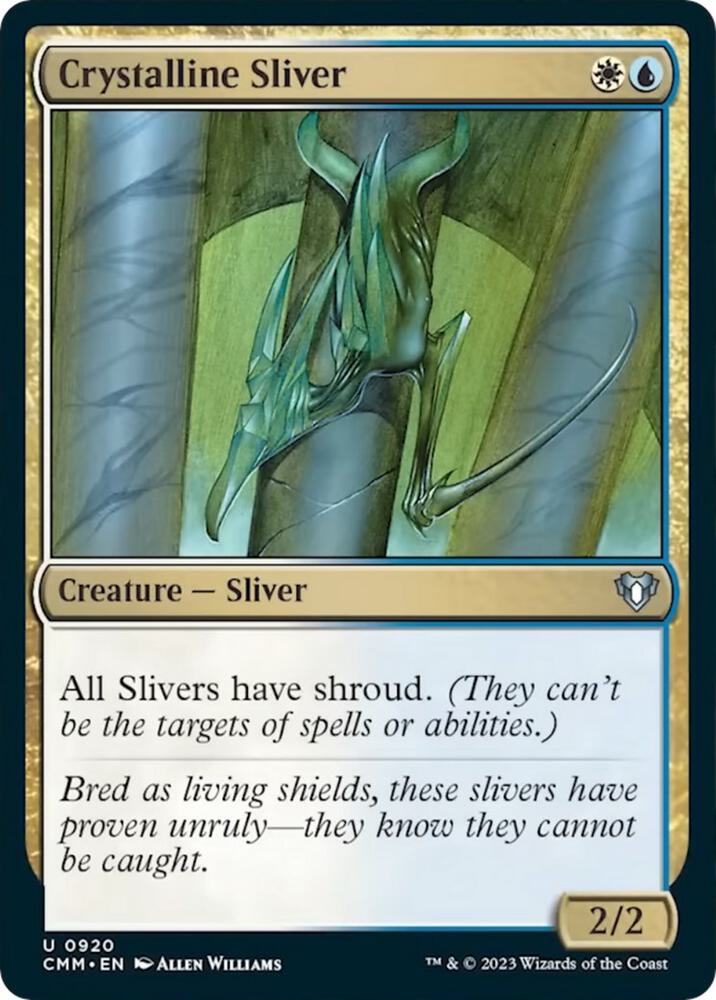 Crystalline Sliver (920) [Commander Masters]