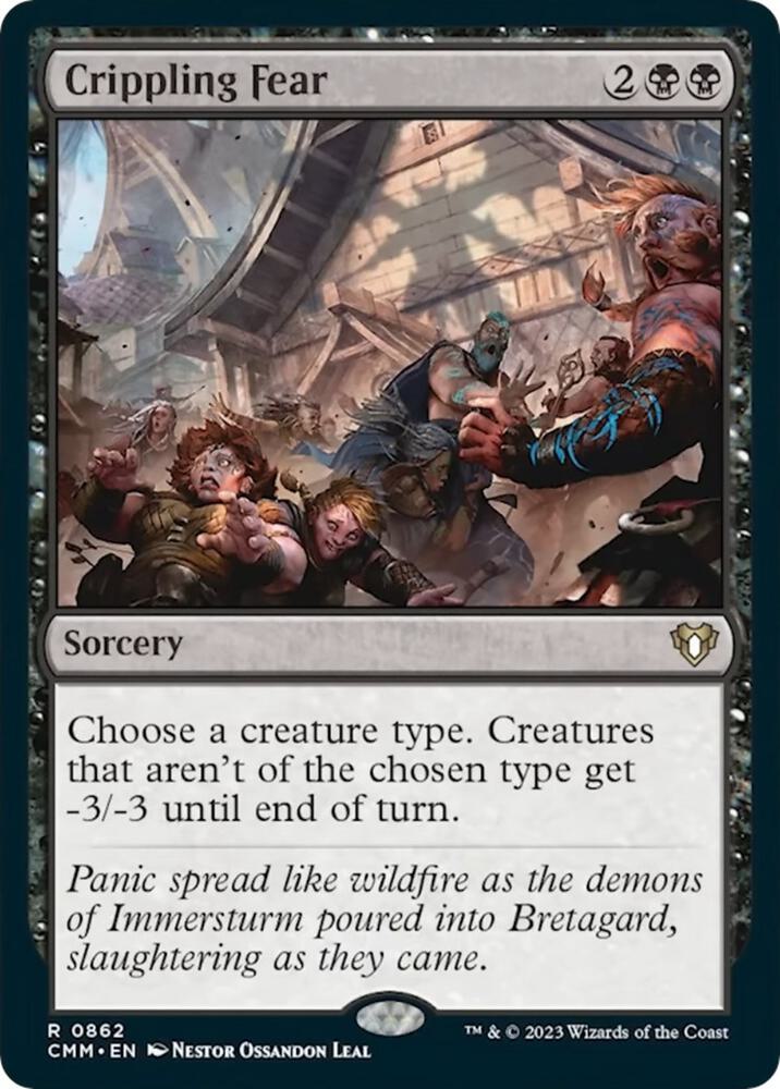 Crippling Fear (862) [Commander Masters]