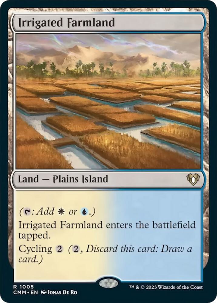 Irrigated Farmland (1005) [Commander Masters]