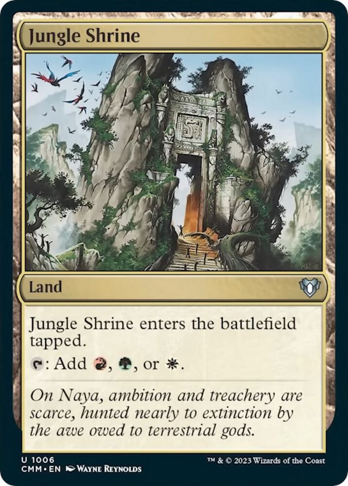 Jungle Shrine (1006) [Commander Masters]