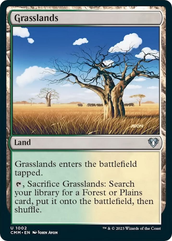 Grasslands (1002) [Commander Masters]