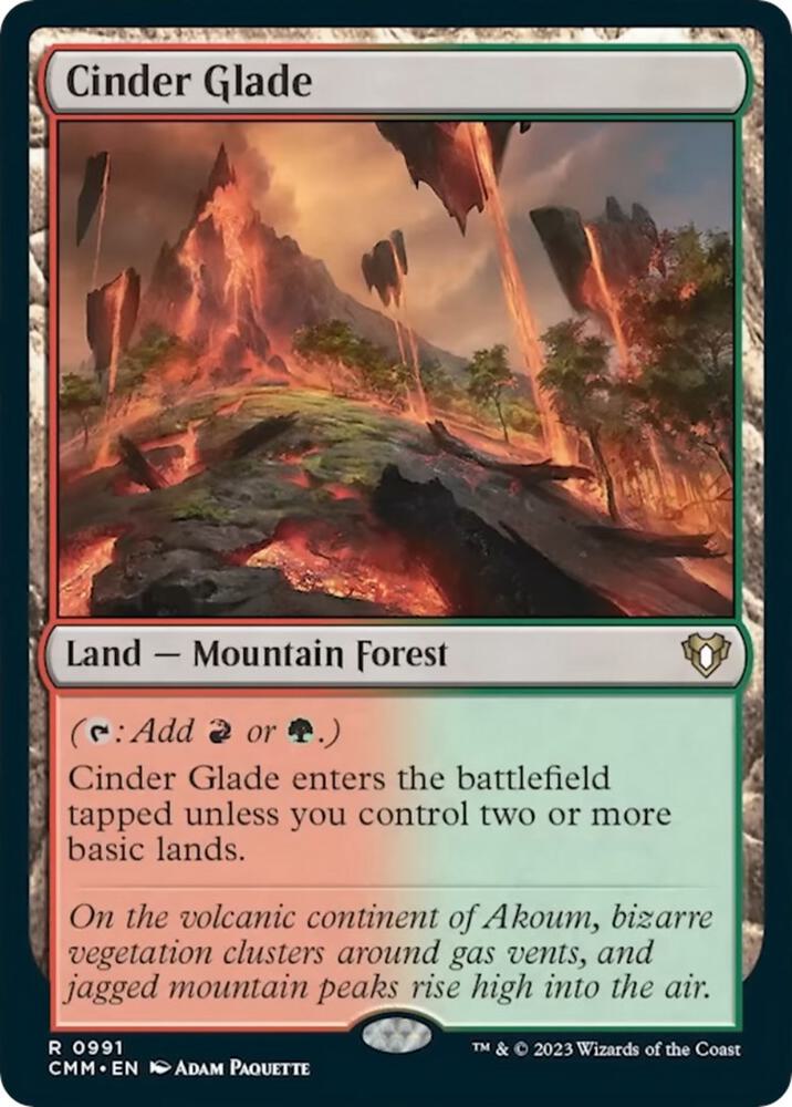 Cinder Glade (991) [Commander Masters]