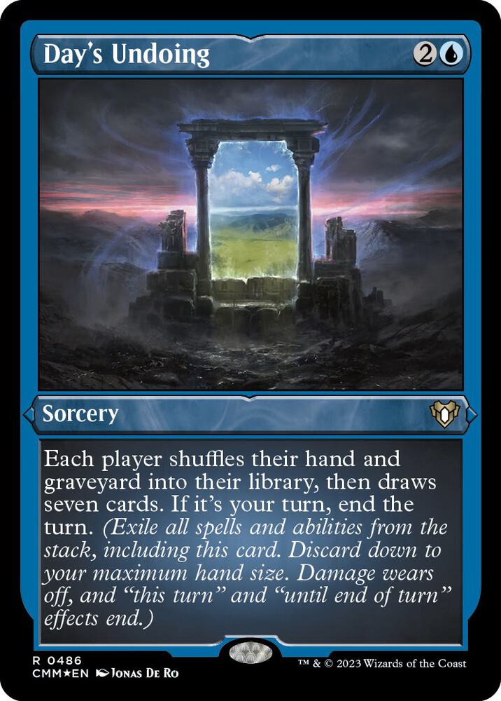 Day's Undoing (Foil Etched) (486) [Commander Masters]