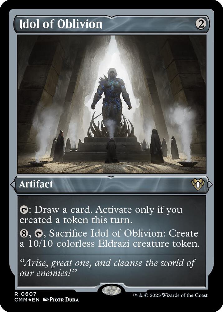 Idol of Oblivion (Foil Etched) (607) [Commander Masters]