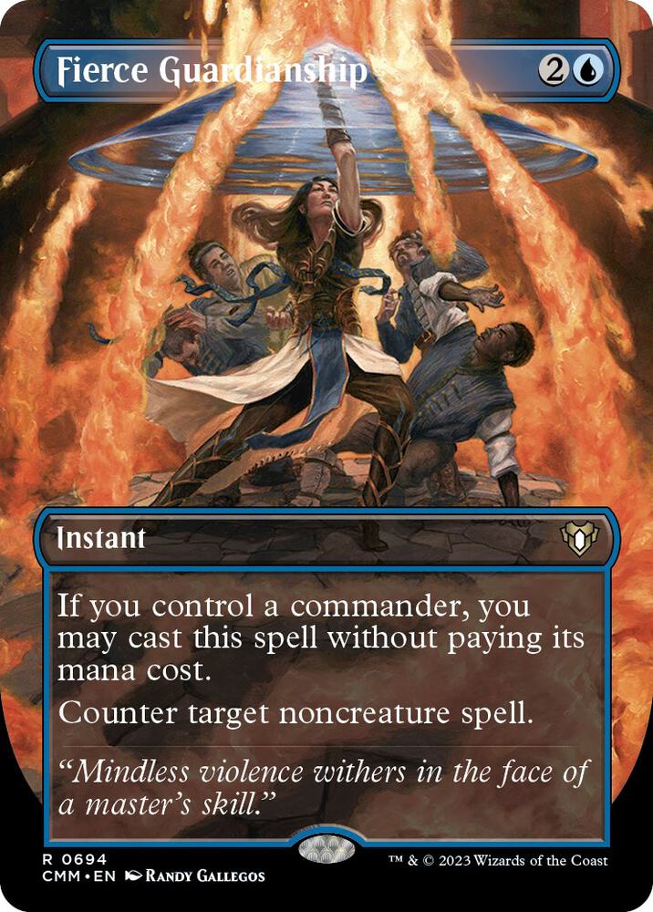 Fierce Guardianship (Borderless) (694) [Commander Masters] [Borderless]