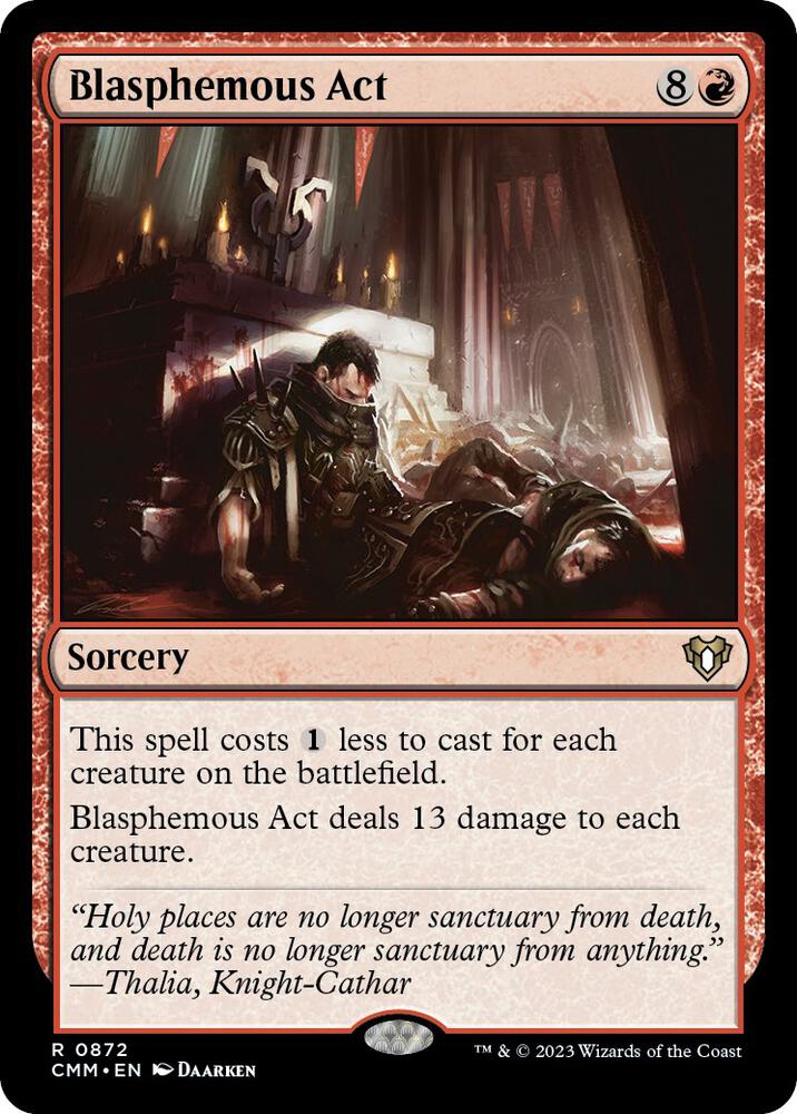 Blasphemous Act (872) [Commander Masters]
