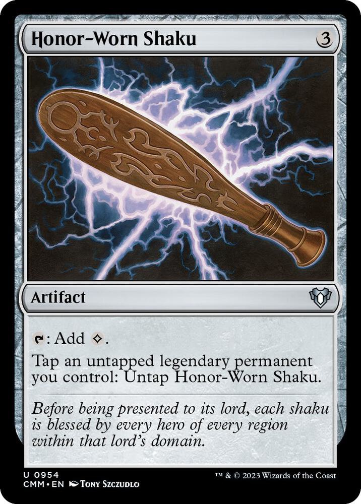 Honor-Worn Shaku (954) [Commander Masters]