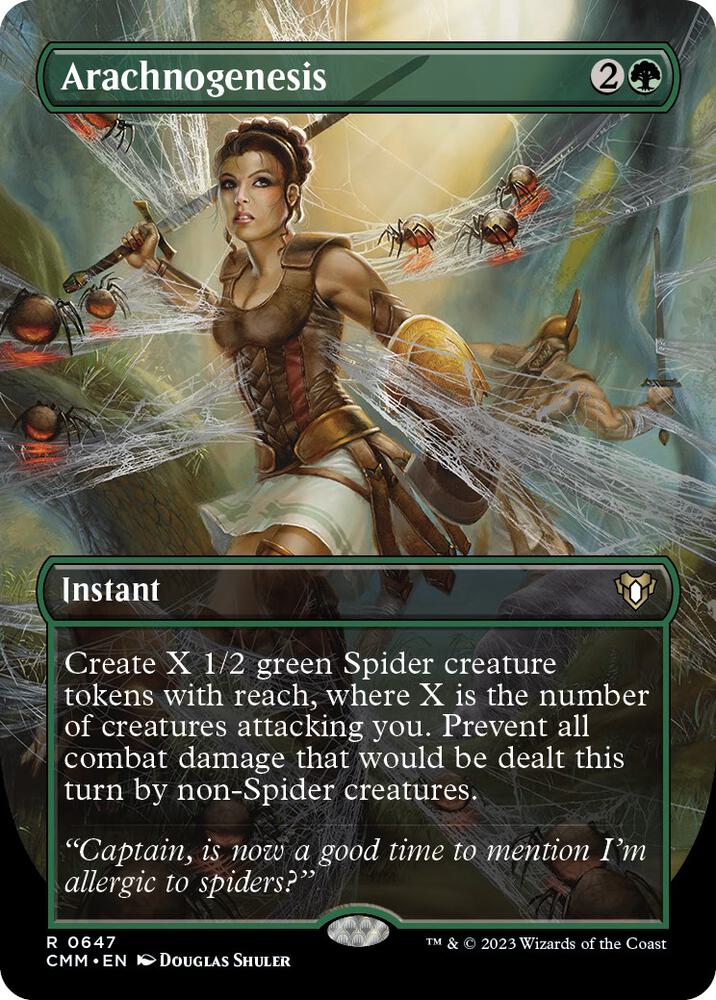 Arachnogenesis (Borderless) (647) [Commander Masters] [Borderless]