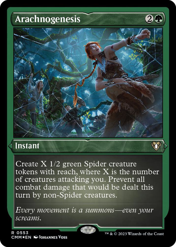 Arachnogenesis (Foil Etched) (553) [Commander Masters]