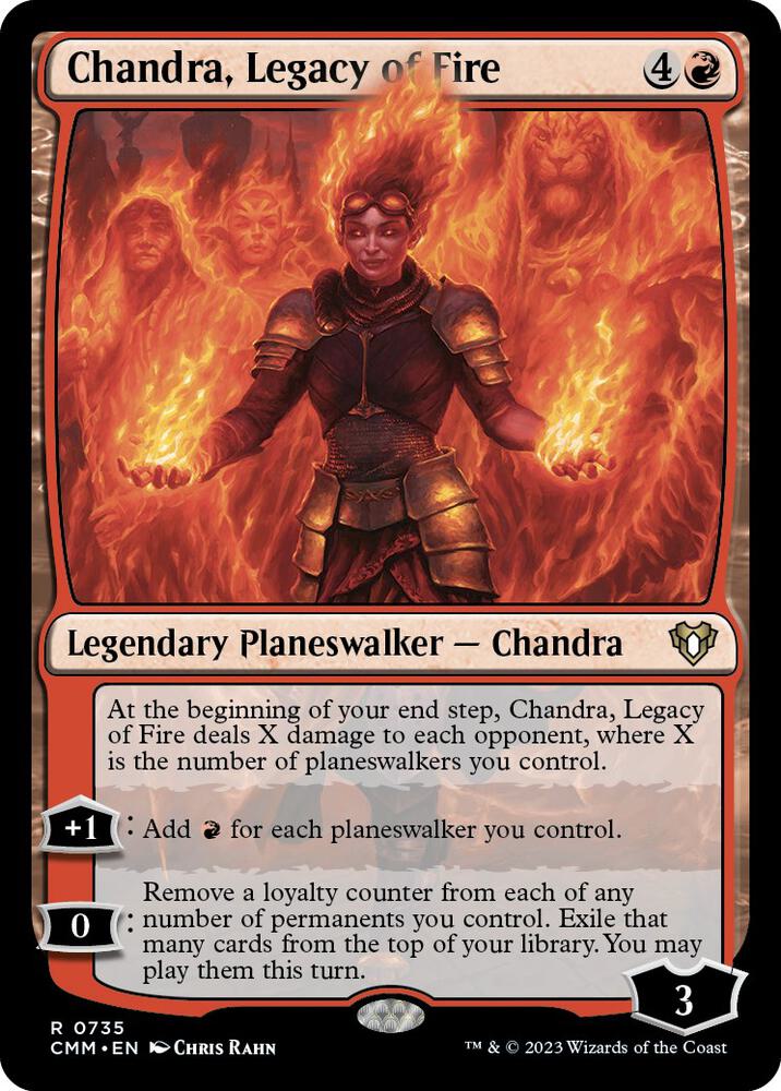 Chandra, Legacy of Fire (735) [Commander Masters]