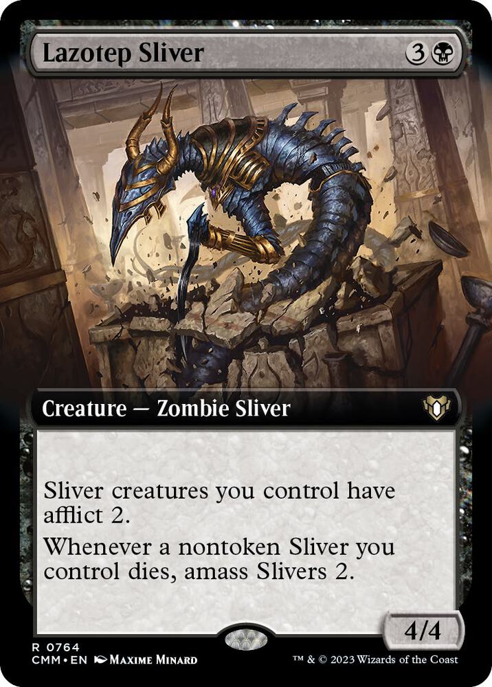 Lazotep Sliver (Extended Art) (764) [Commander Masters] [Extended Art]