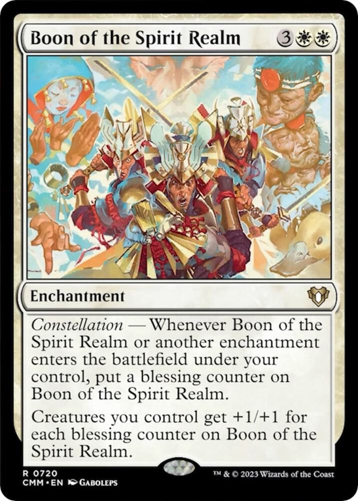 Boon of the Spirit Realm (720) [Commander Masters]