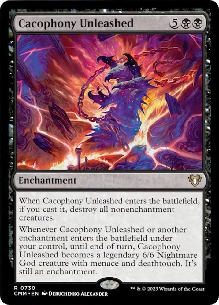 Cacophony Unleashed (730) [Commander Masters]