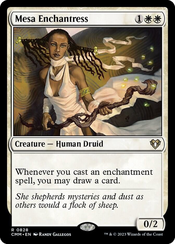 Mesa Enchantress (828) [Commander Masters]