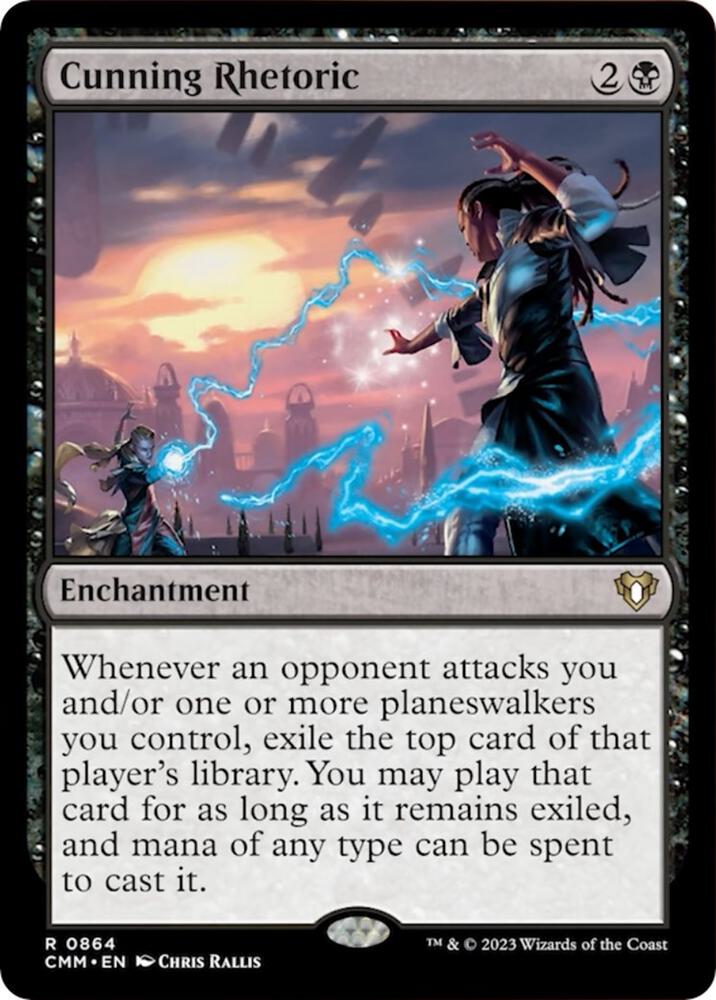 Cunning Rhetoric (864) [Commander Masters]