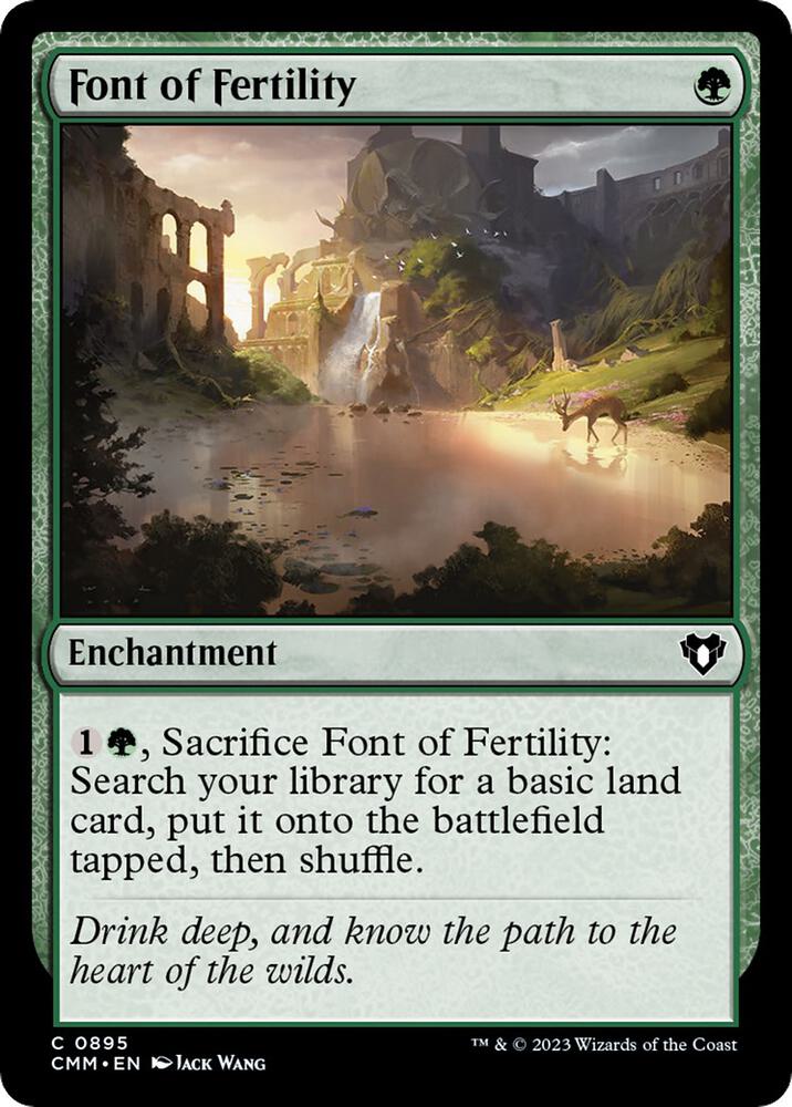 Font of Fertility (895) [Commander Masters]