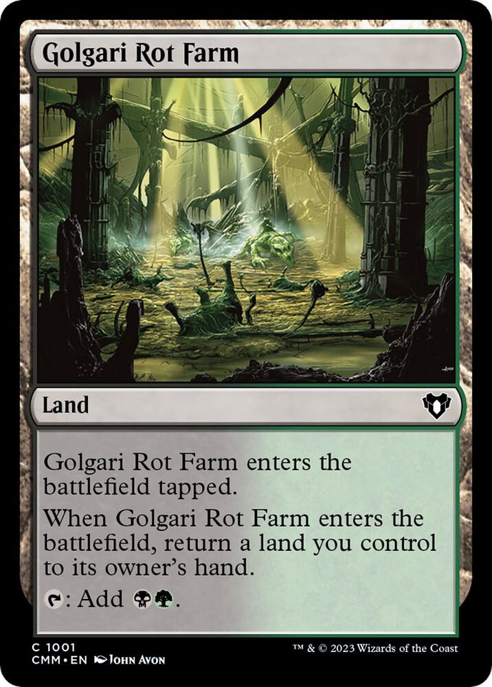 Golgari Rot Farm (1001) [Commander Masters]