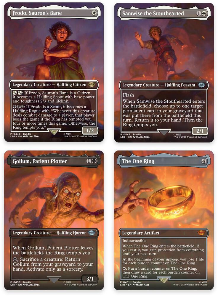 Mount Doom Scene [Set of 4] (448-451) [The Lord of the Rings: Tales of Middle-earth]