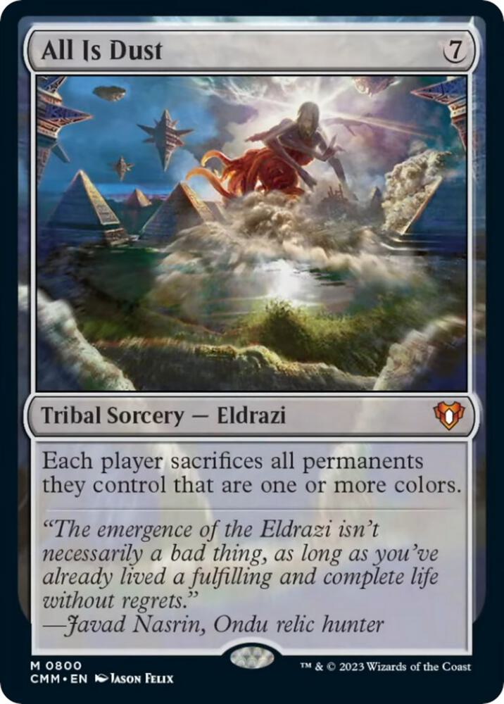 All Is Dust (800) [Commander Masters]