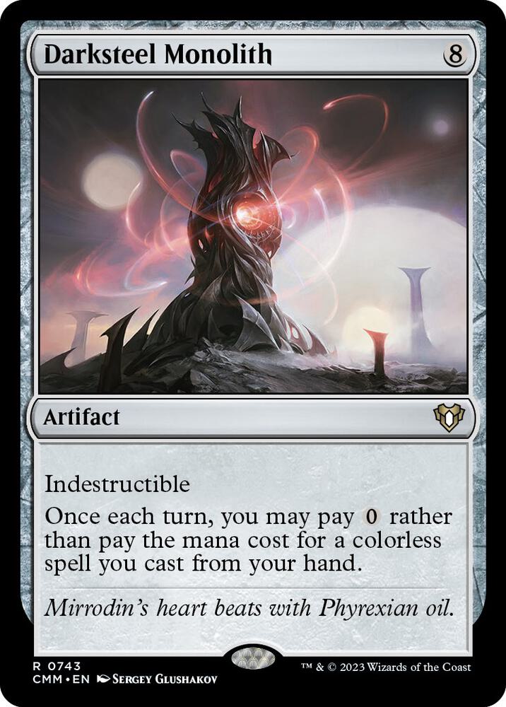 Darksteel Monolith (743) [Commander Masters]