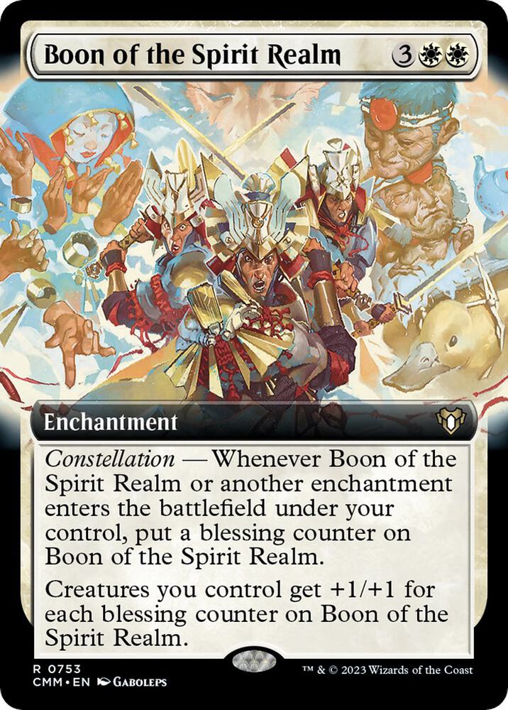 Boon of the Spirit Realm (Extended Art) (753) [Commander Masters] [Extended Art]