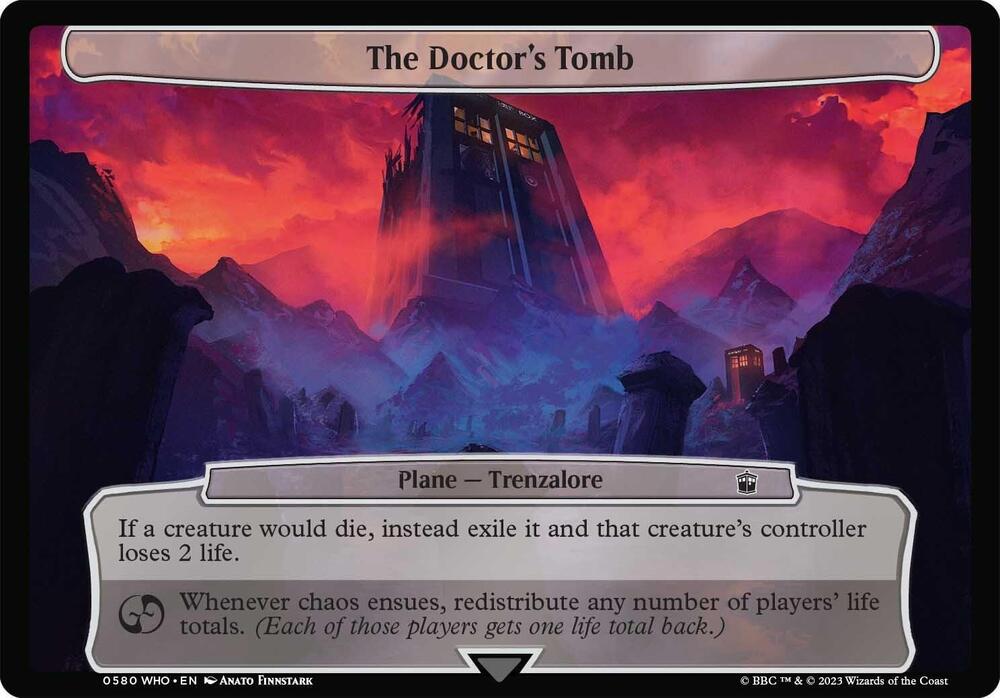 The Doctor's Tomb (580) [Planechase: Universes Beyond: Doctor Who]