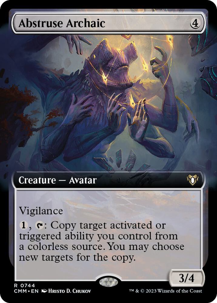 Abstruse Archaic (Extended Art) (744) [Commander Masters] [Extended Art]
