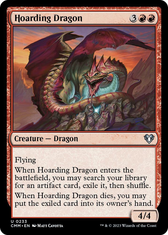 Hoarding Dragon (233) [Commander Masters]