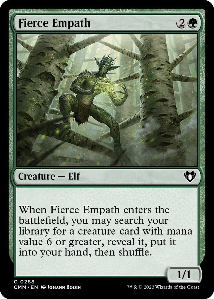 Fierce Empath (288) [Commander Masters]