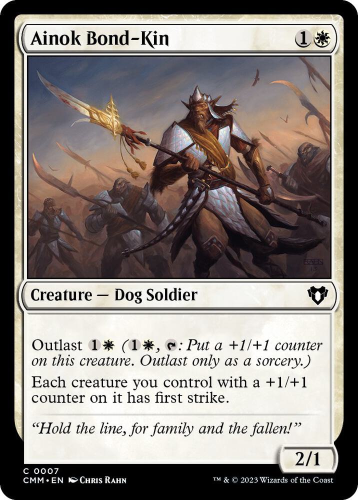 Ainok Bond-Kin (7) [Commander Masters]