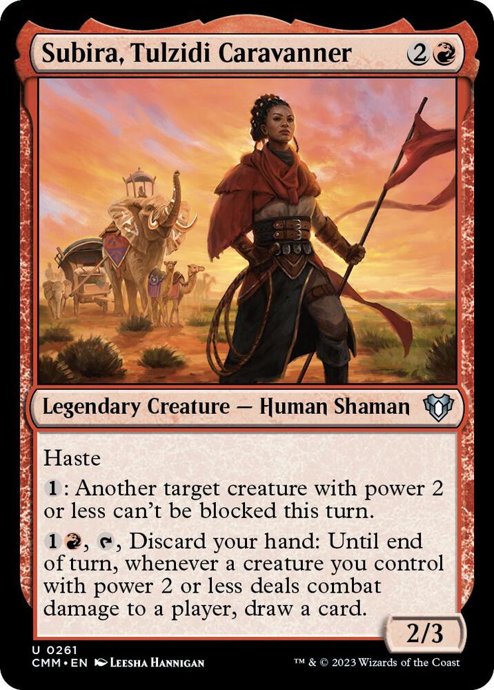 Subira, Tulzidi Caravanner (261) [Commander Masters]
