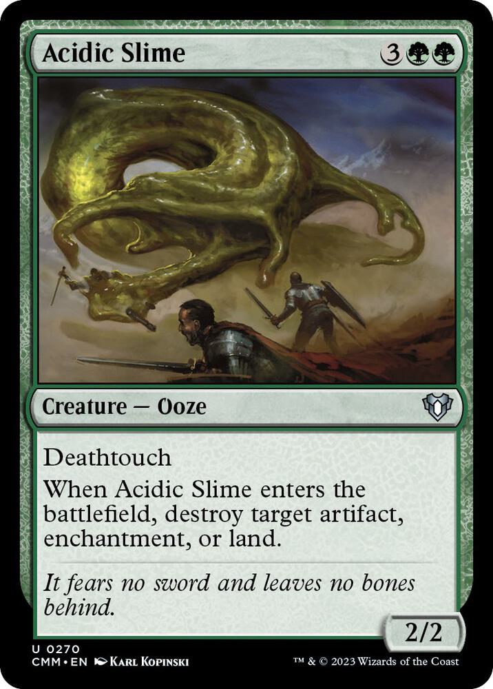 Acidic Slime (270) [Commander Masters]