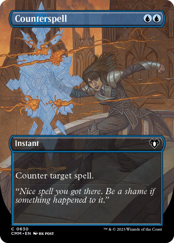 Counterspell (Borderless) (630) [Commander Masters] [Borderless]