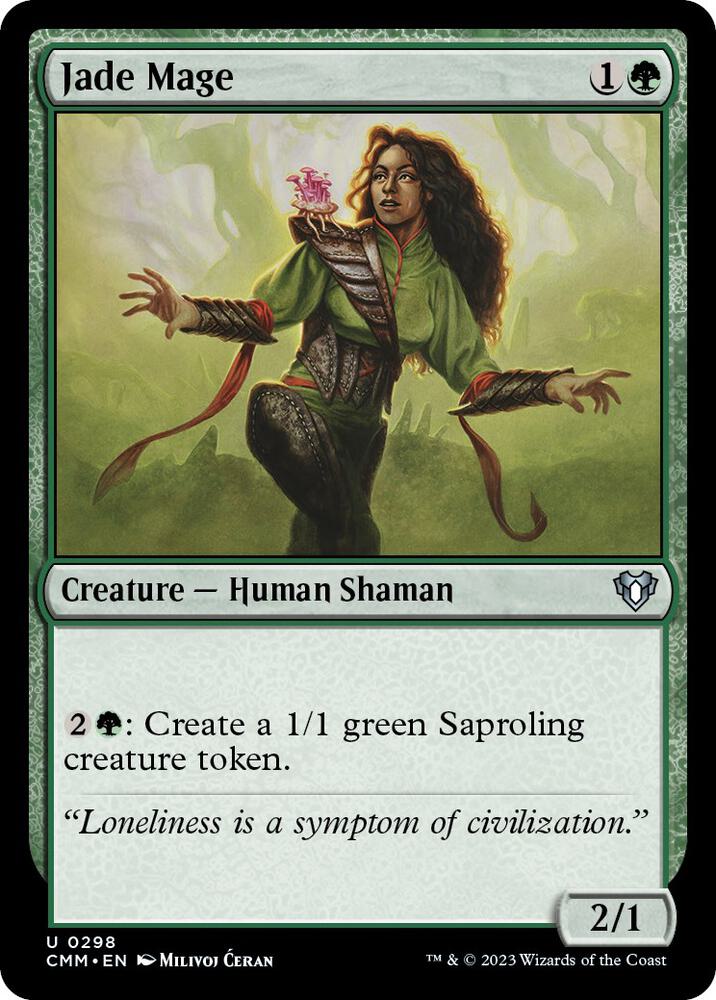 Jade Mage (298) [Commander Masters]