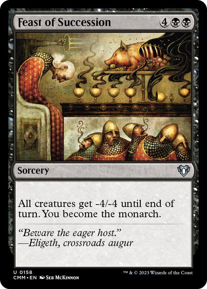 Feast of Succession (158) [Commander Masters]